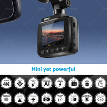 4K Built in WiFi GPS Car Dash Camera Recorder UHD 2160P LCD 170 Degree WDR Night Visio