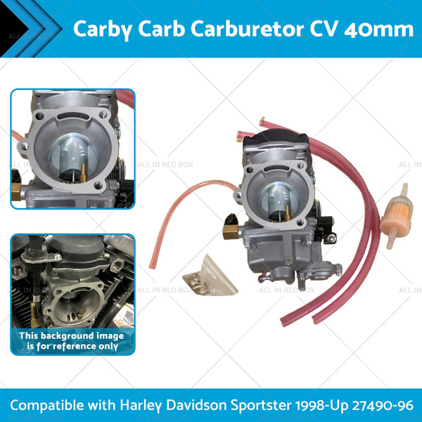 Carby Carb Carburetor CV 40mm Fit For Harley Davidson Sportster 1998-Up 27490-96-1