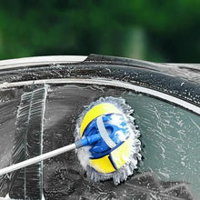 Telescopic Microfiber Car Wash Brush Mop with Chenille Bristles-4