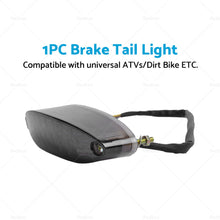 Universal Mororcycle 28 LED Brake Stop Tail Light License Number Plate Rear Lamp-3