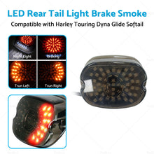 LED Rear Tail Light Brake Smoke Suitable For Harley Touring Dyna Glide Softail-1