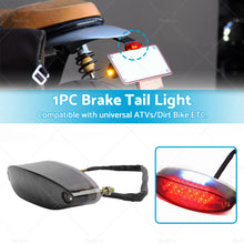 Universal Mororcycle 28 LED Brake Stop Tail Light License Number Plate Rear Lamp-2