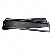 2x European Number License Plate Cover Frame Holder Mounting Bracket Standard-3