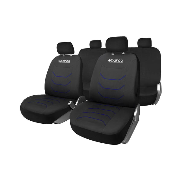Car Seat Covers Sparco Corsa Black/Blue-0
