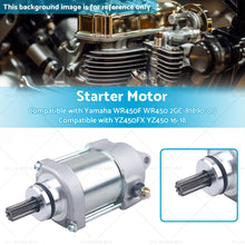Starter Motor Suitable for Yamaha WR450F 2GC-81890-00 YZ450FX YZ450 16-18 WR450-2