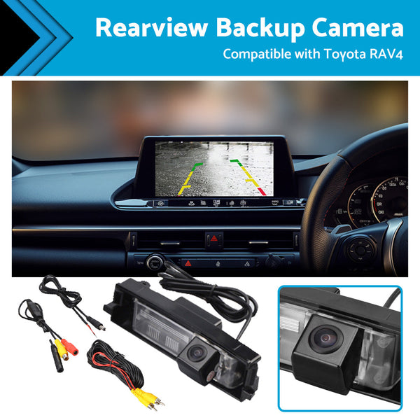 Car Reverse Camera Rear View Backup Parking Suitable for Toyota RAV4 2006-2012-0