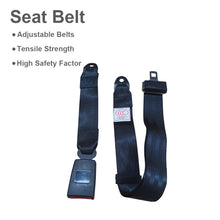 1 Set Car Truck 2 Point Retractable Adjustable Seat Lap Sash Belt Strap Seatbelt-3
