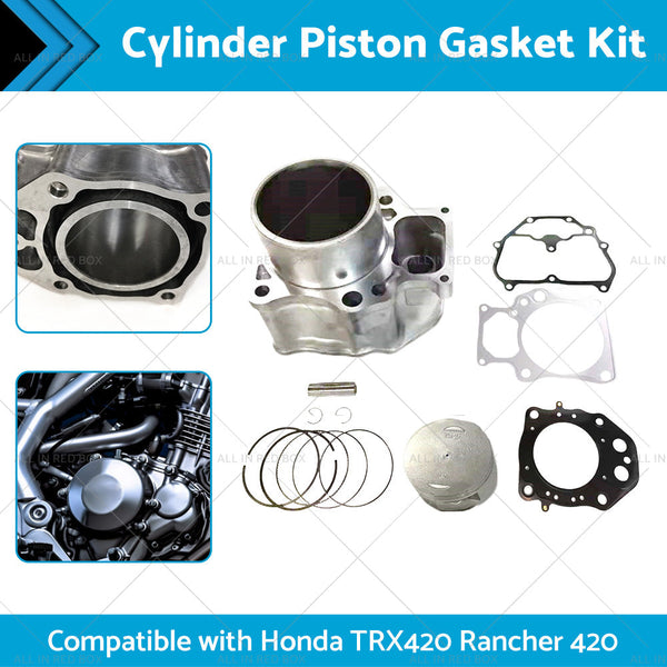 Cylinder Piston Ring Gasket Kit for Honda TRX420 F TRX420 Rancher 420 2007-2022-1