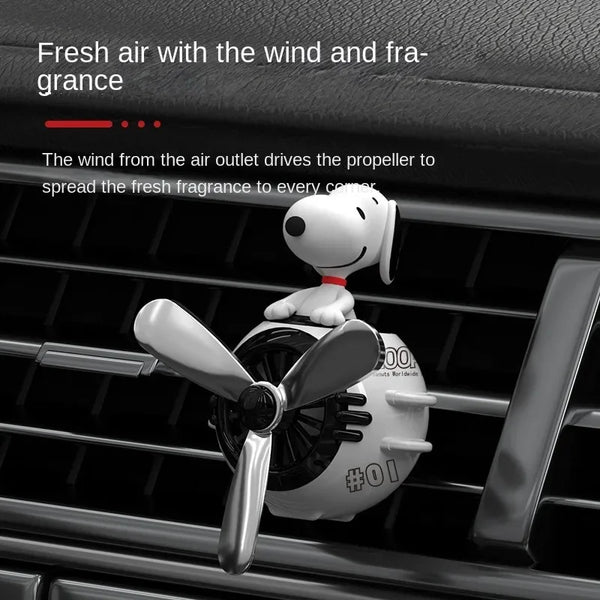 Cute Snoopy Car Air Freshener Clip Decor
