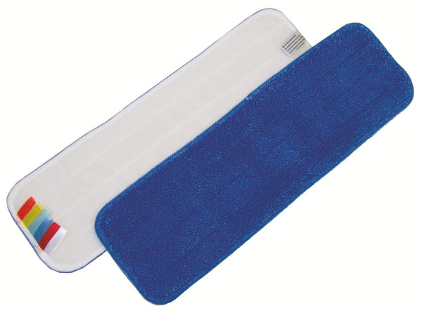 Microfiber Mop with Velcro and Colour Coding 44 cm Blue-0