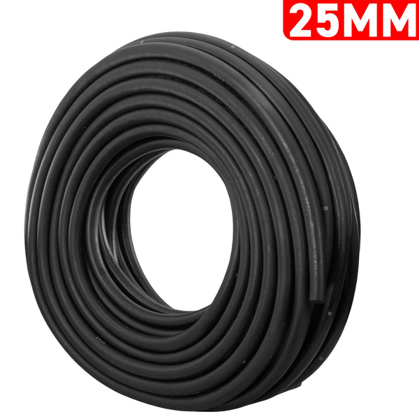 25mm Braided Rubber Fuel Hose, SAE J30 R6-0