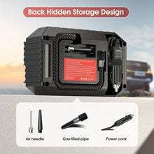 NNEOBA Mini Electric Air Pump 20L/Min Portable Tire Inflator Black