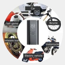 120W Wireless Handheld Air Compressor Portable Digital Tire Inflator Black