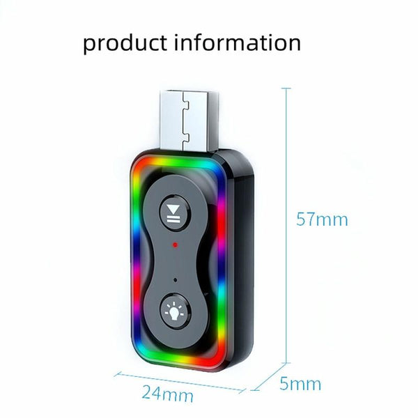 NNEIDS Bluetooth 5.3 Audio Receiver / Transmitter Adapter - Usb