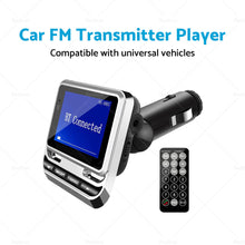 Handsfree Wireless Bluetooth-compatible Car FM Transmitter MP3 Player USB Charge