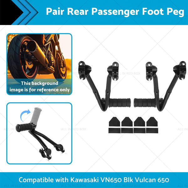 Rear Passenger Foot Peg Bracket Suitable For Kawasaki VN650 2015 Blk Vulcan 650-1