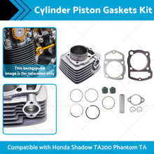 Cylinder Piston Gaskets Kit 63. 5mm Suitable For Honda 250ml ATC200 XL200 250cc-1