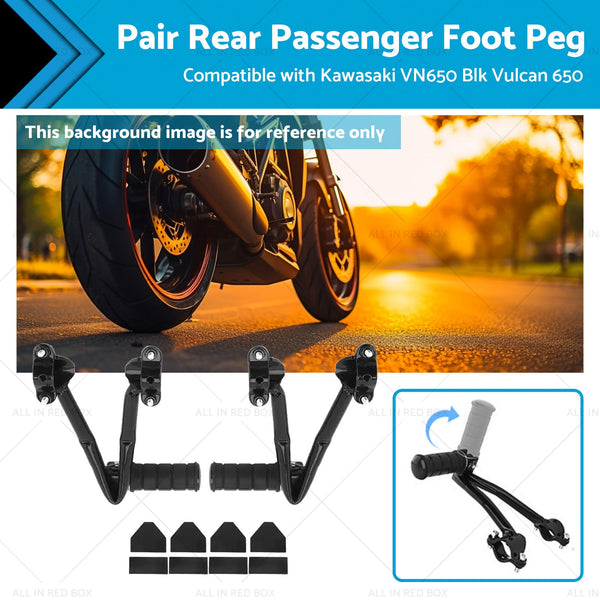 Rear Passenger Foot Peg Bracket Suitable For Kawasaki VN650 2015 Blk Vulcan 650-0