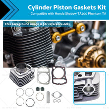 Cylinder Piston Gaskets Kit 63. 5mm Suitable For Honda 250ml ATC200 XL200 250cc-0