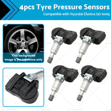 4X TPMS Tyre Pressure Sensors 52933-F2000 Suitable for Hyundai i30 i20N Elantra