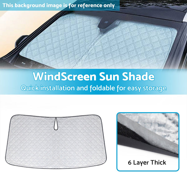 6 Layer Thick WindScreen Sun Shade Suitable For Toyota Camry 24 on UV Protection
