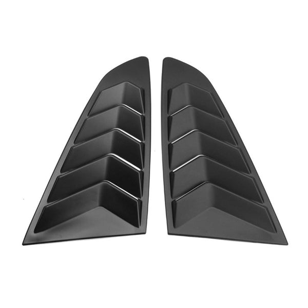 2x Side Window Louvers Sun Shade Cover Suitable For Ford Mustang 2015-2022