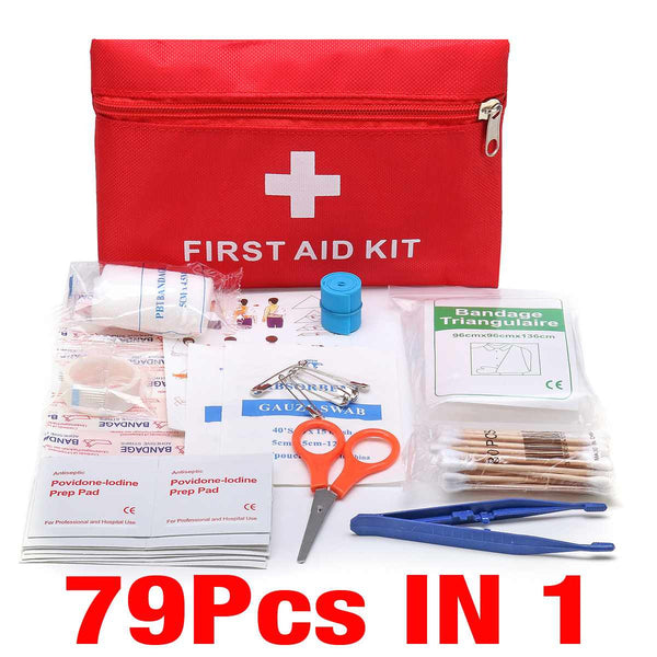 Mini Safe Camping Hiking Car First Aid Bag Kit