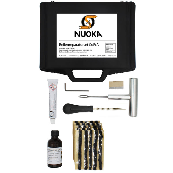 CoPrA tire repair kit for tubeless tires